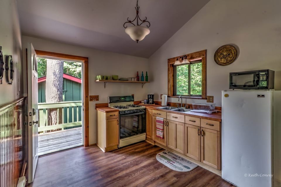 Tree Top Suite (Pet Friendly) | Private kitchen | Microwave, coffee/tea maker, toaster