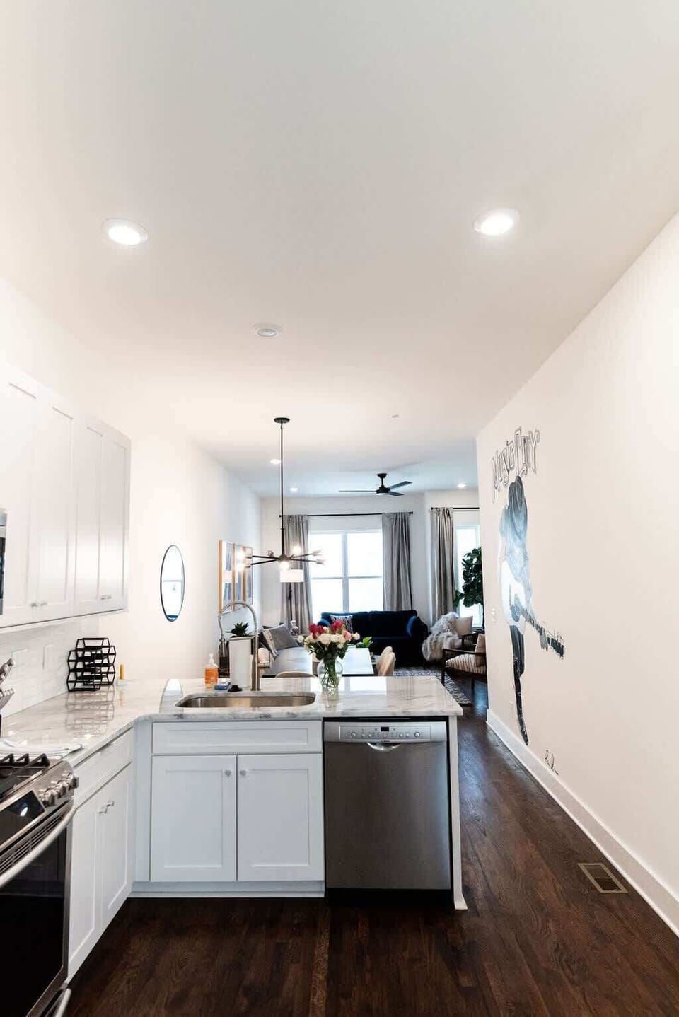 Embrace open concept living on our second floor, where the seamless flow between the dining area, kitchen, and living space creates an ideal hub for socializing and connecting.