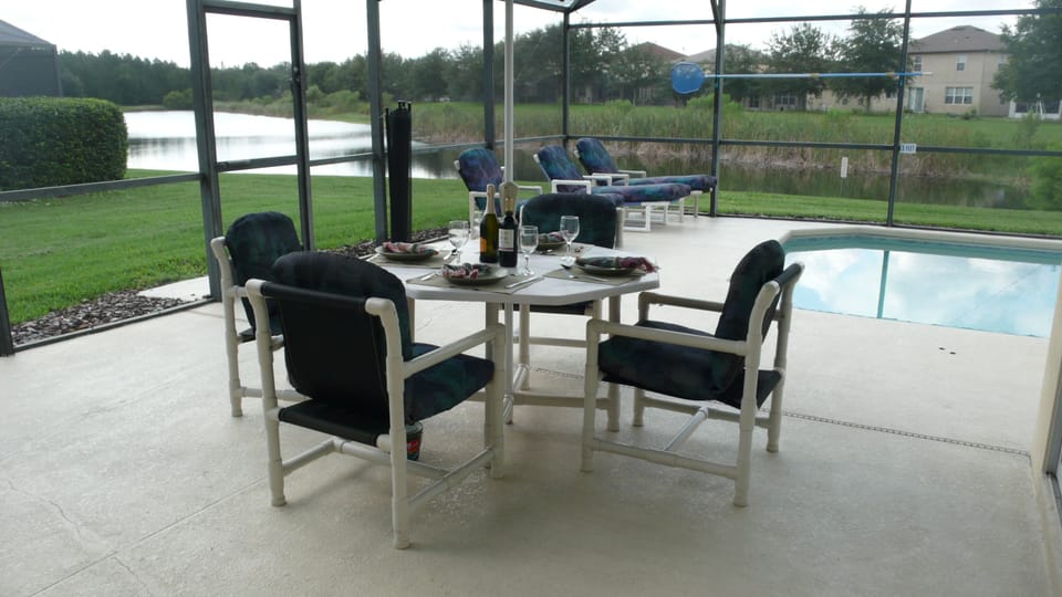 Patio pool deck