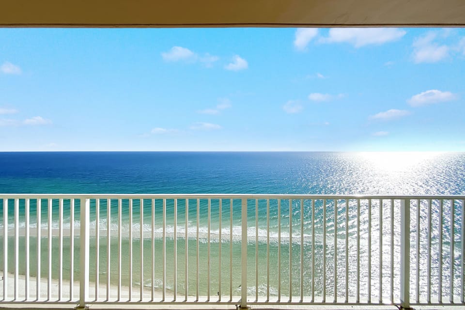Private balcony view