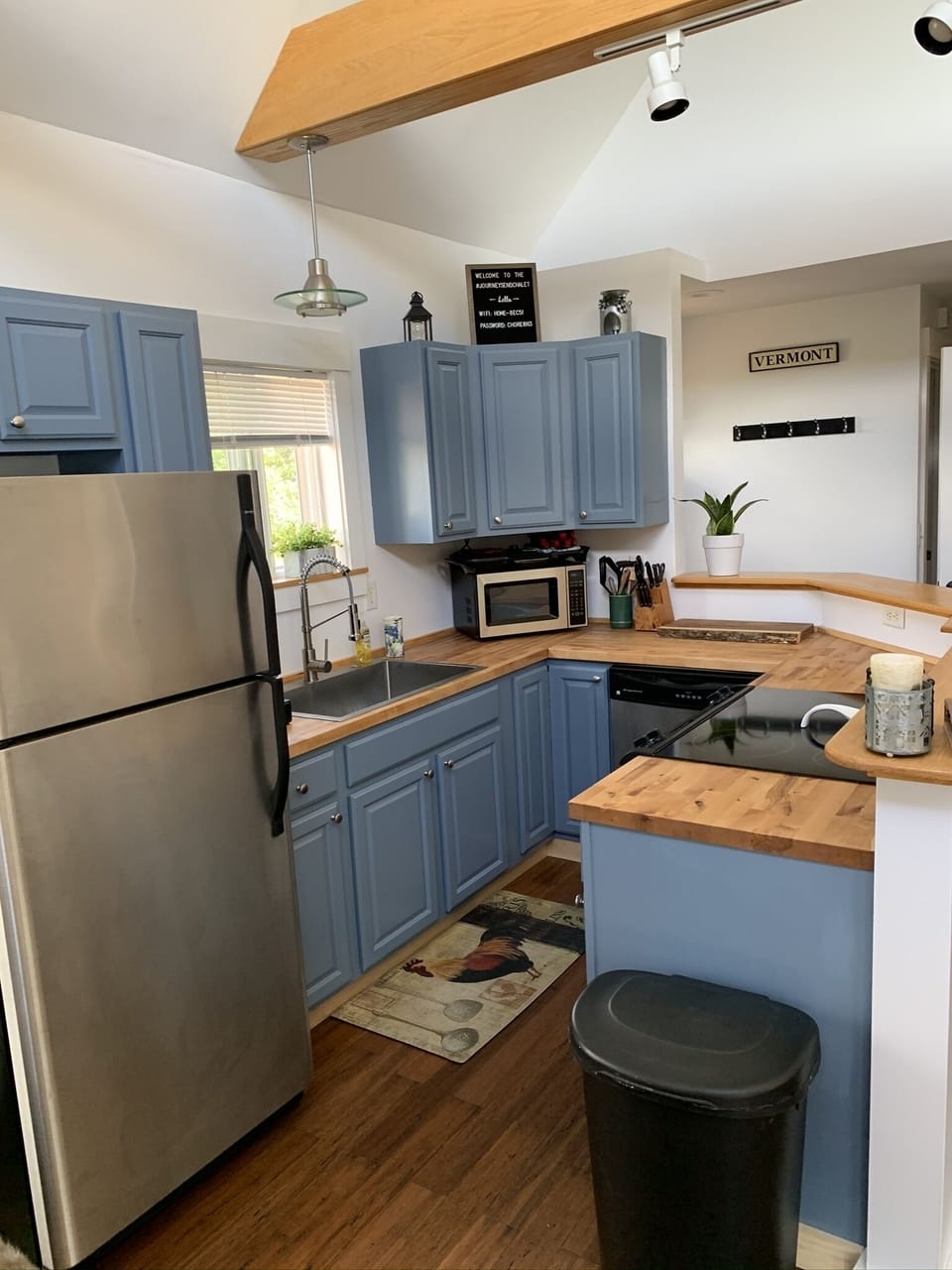 Fully stocked kitchen