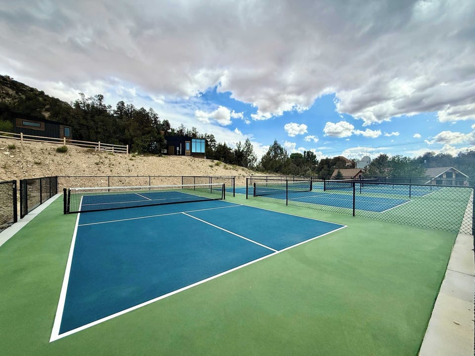 When you stay at East Zion Resort, you have access to all resort amenities including our brand new pickleball courts