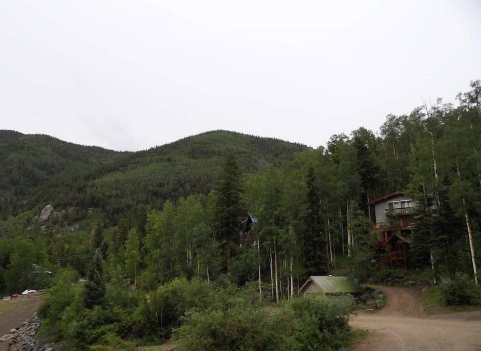 View of the mountain on a late summer monsoon day
