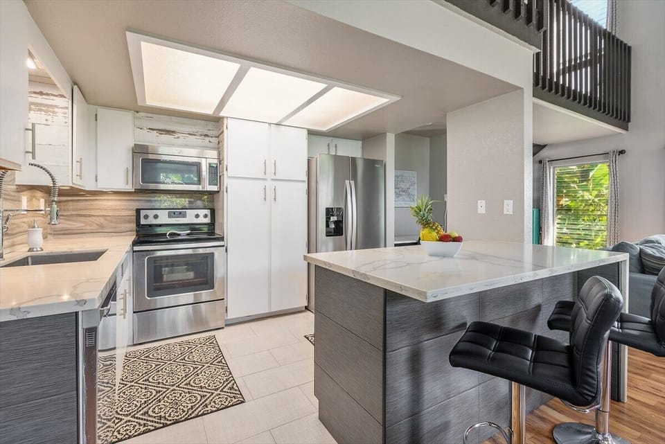 Open and newly remodeled kitchen