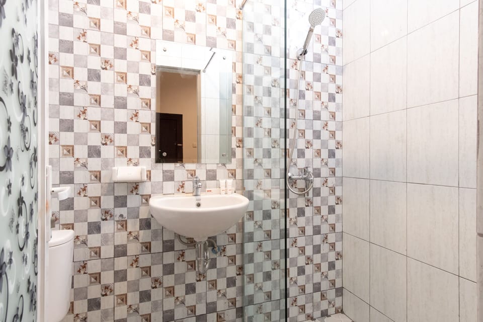 Deluxe Double Room | Bathroom | Shower, towels