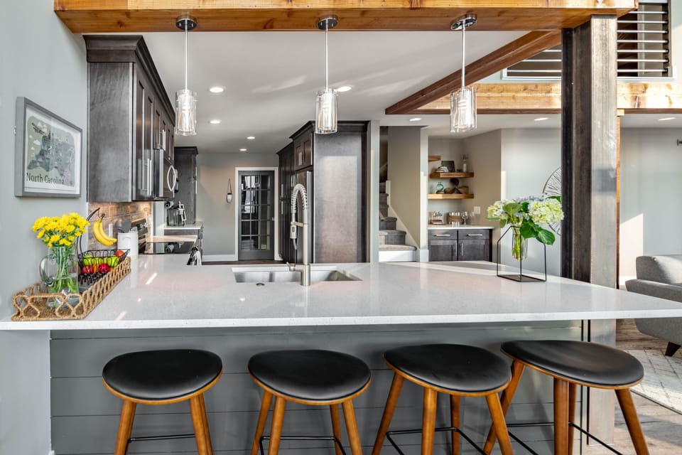 House, Multiple Beds (Lakeside Story) | Private kitchen | Stovetop, toaster, highchair, blender