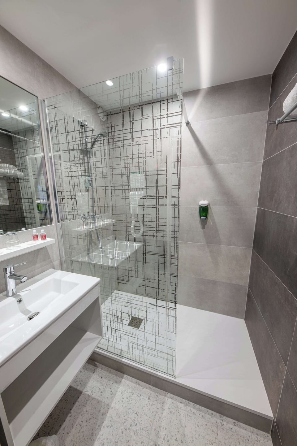 Free toiletries, hair dryer, towels