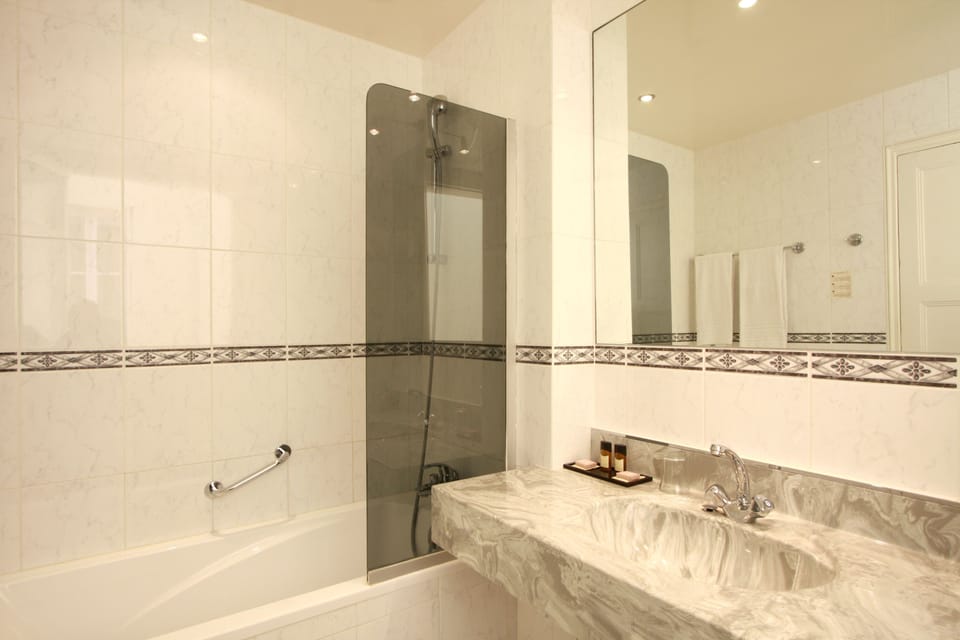 Free toiletries, hair dryer, towels