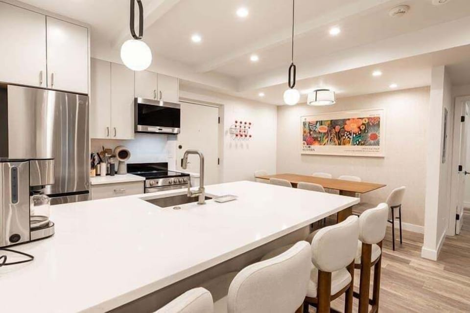 Condo, 2 Bedrooms | Private kitchen | Fridge, microwave, oven, dishwasher