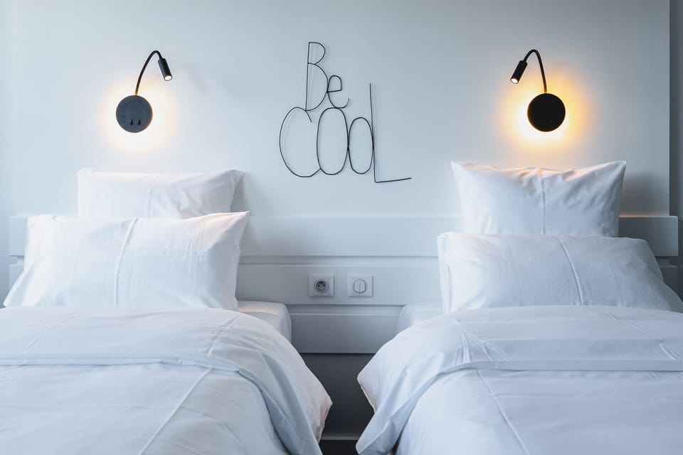 Premium bedding, soundproofing, free WiFi, bed sheets