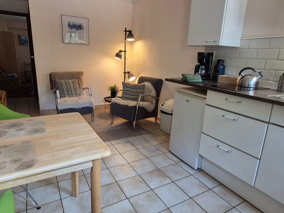 Apartment | Private kitchen | Stovetop, highchair