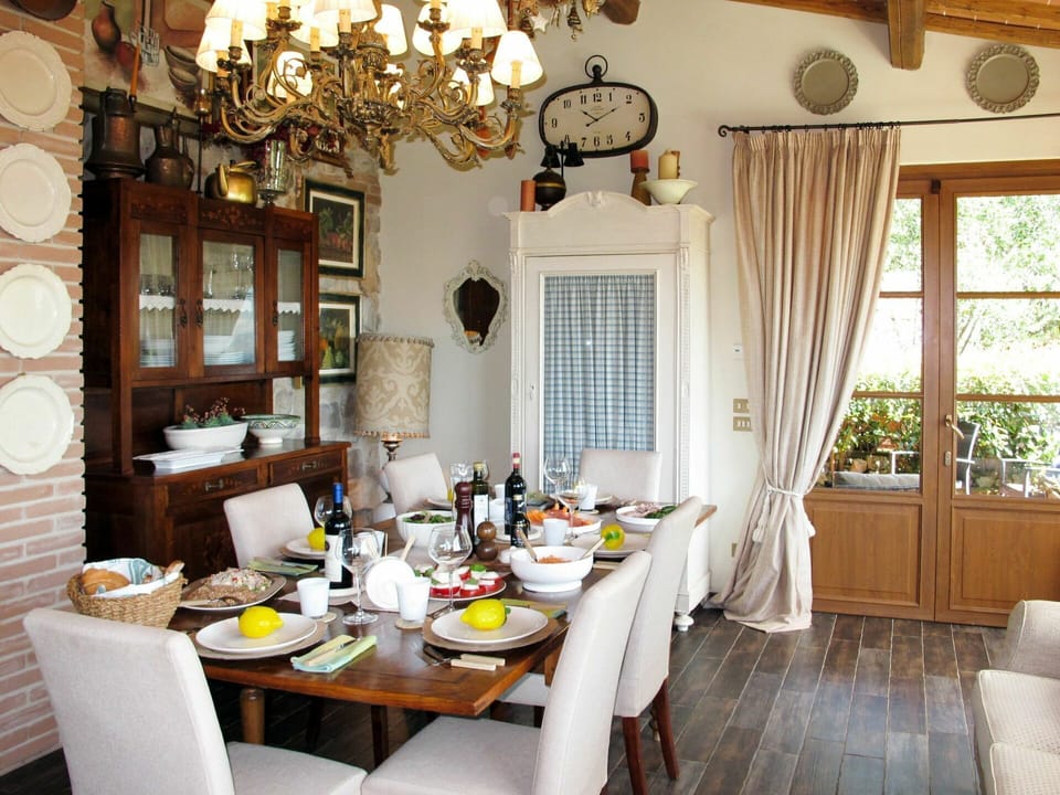 Table, Furniture, Property, Tableware, White, Chair, Dishware, Window, Wood, Lighting