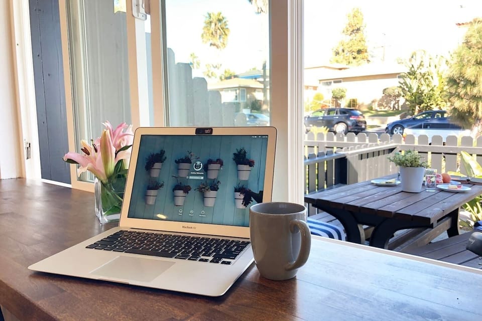 12. The Counter for dining, working, kids, or drinks overlooks Front Patio.