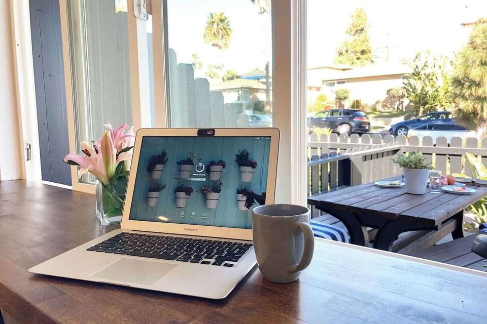 12. The Counter for dining, working, kids, or drinks overlooks Front Patio.