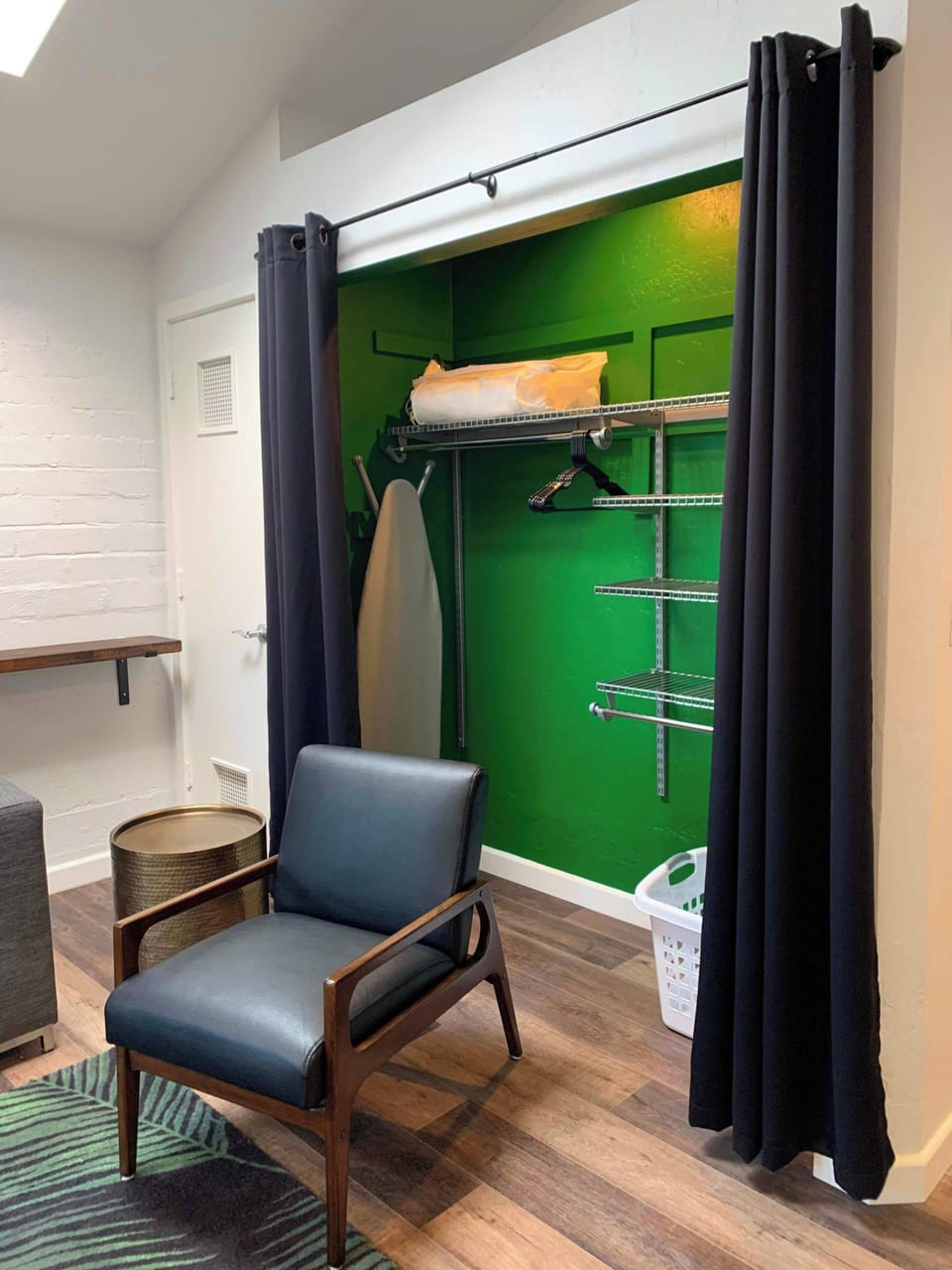 29. Wired Closet System to Allow for Easy Access to Personal Belongings.