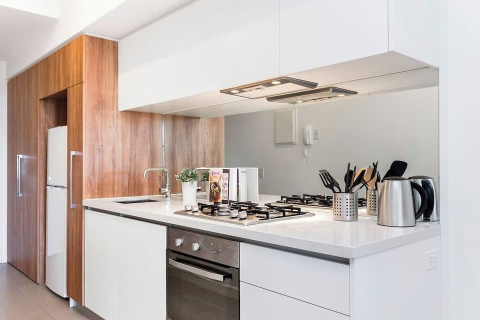 A fully equipped kitchen for the most capable chef