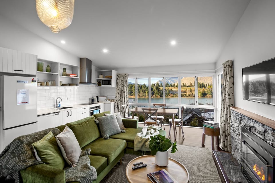 The Tekapo Suite | Living area | 42-inch Smart TV with digital channels, TV, iPod dock