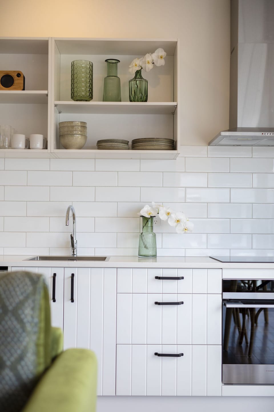 The Tekapo Suite | Private kitchen | Full-size fridge, microwave, espresso maker, coffee/tea maker