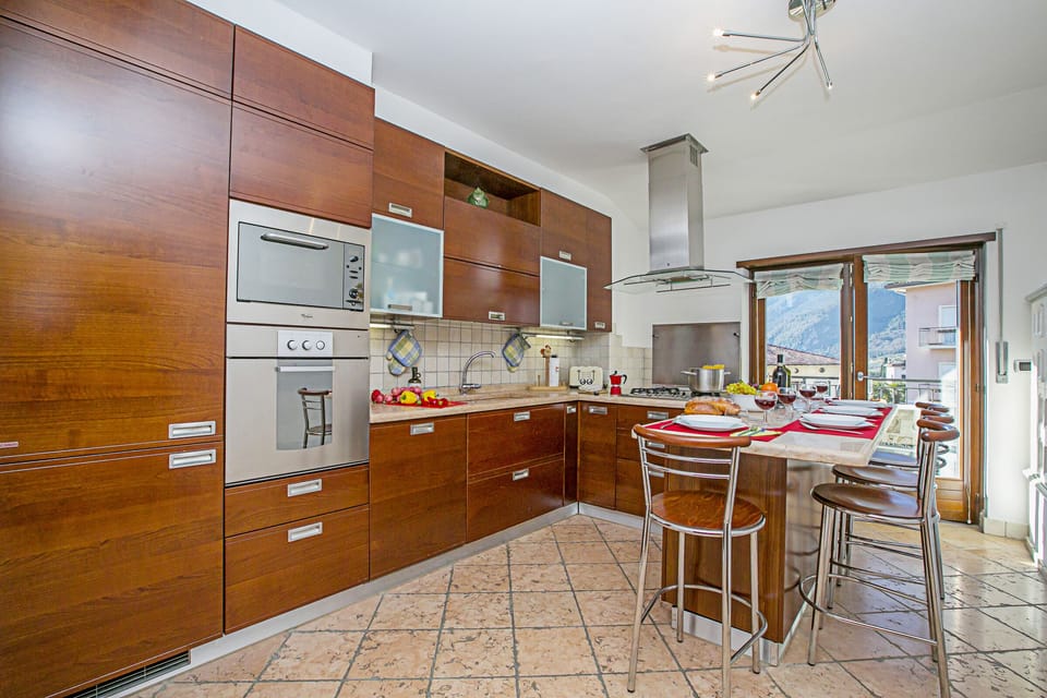 Kitchen and dining area