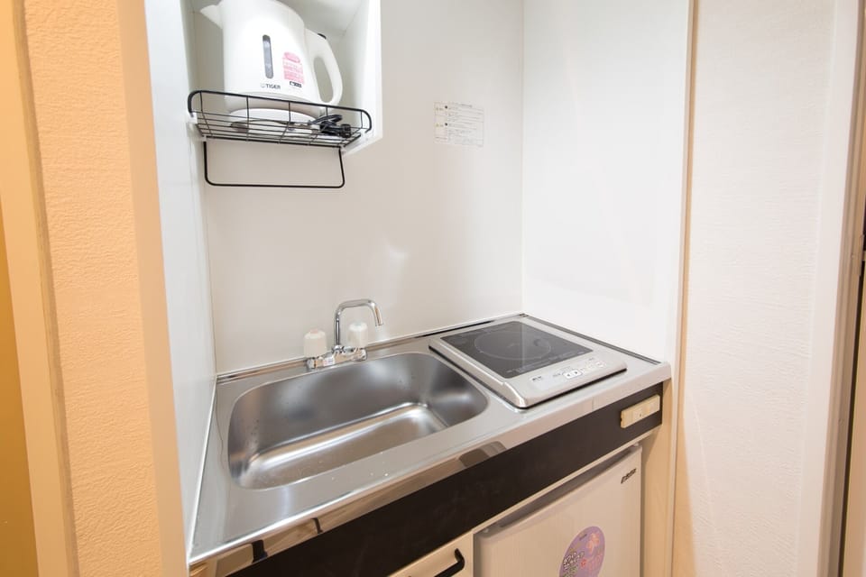 Mini kitchen available for long-term stays