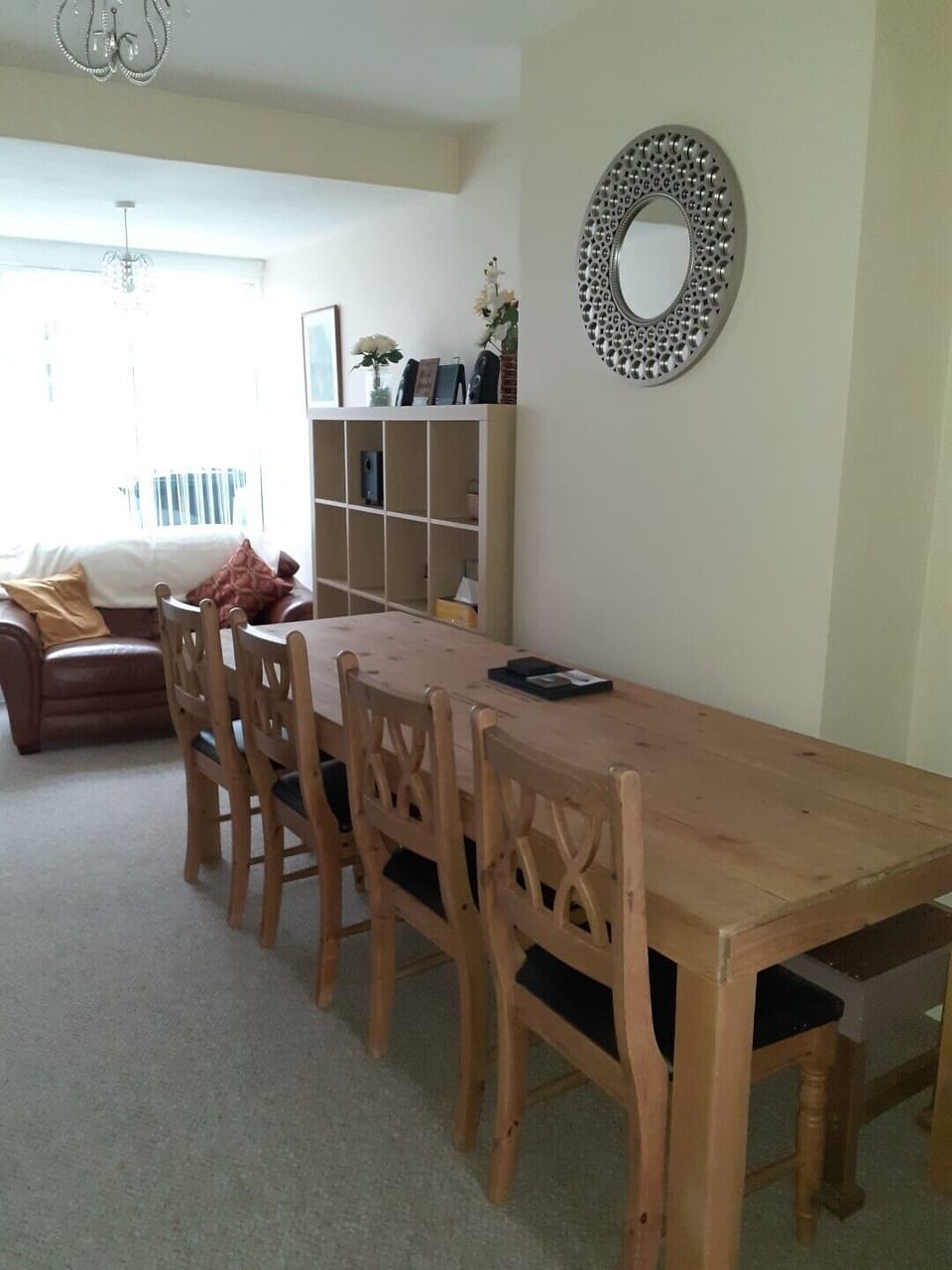 The made to measure dining table which seat 10 comfortably