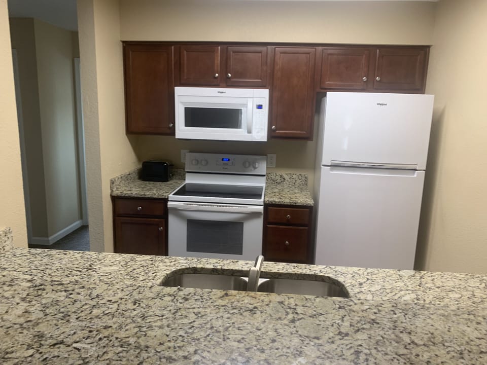 Fully equipped kitchen for you to dine in!