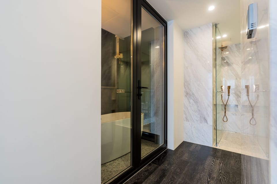 Premium Double Room | Bathroom | Separate tub and shower, hair dryer, bathrobes, slippers