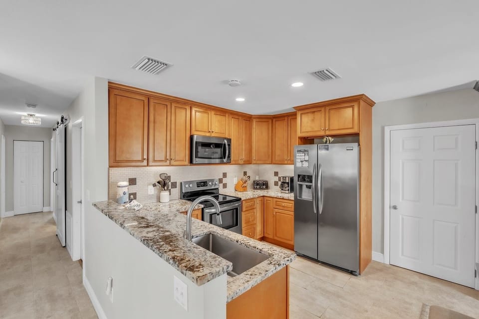 Villa, 3 Bedrooms | Private kitchen | Fridge, coffee/tea maker, toaster