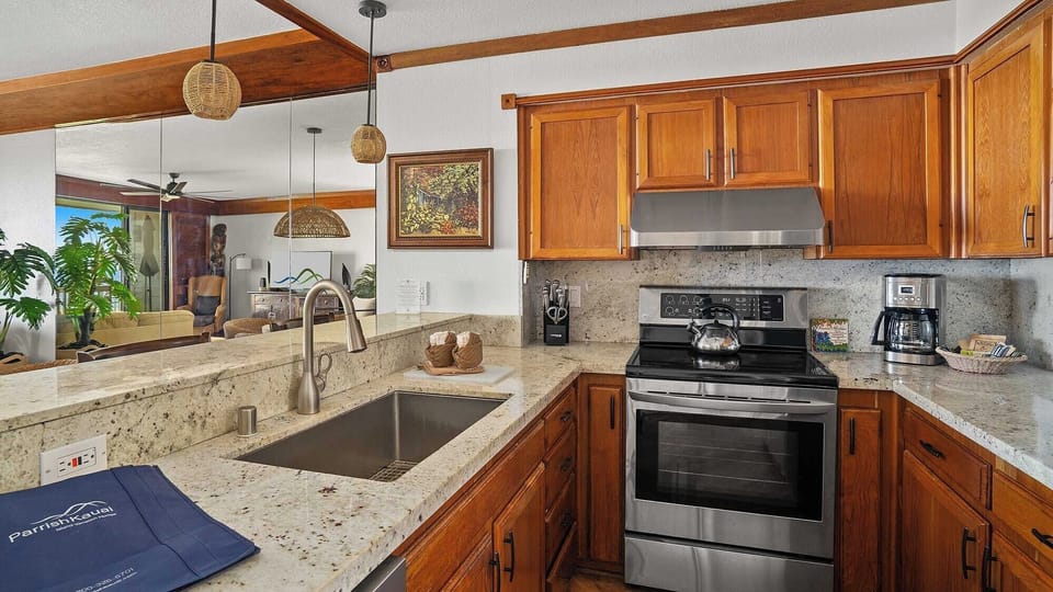 Poipu Kapili Resort #48 - Fully Equipped Kitchen - Parrish Kauai