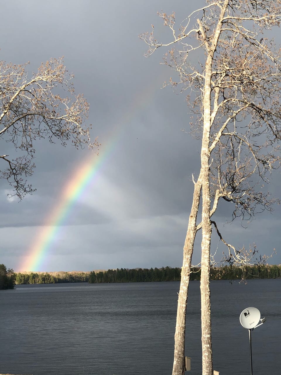 Rainbow after a storm
