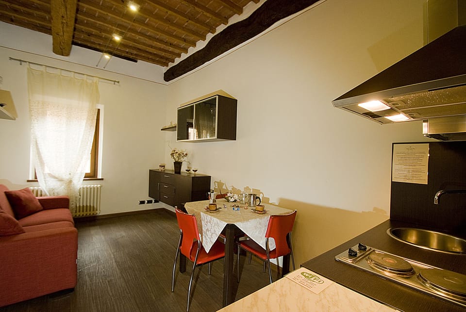 Deluxe Room, 1 Double Bed | Private kitchen | Full-size fridge, coffee/tea maker, electric kettle