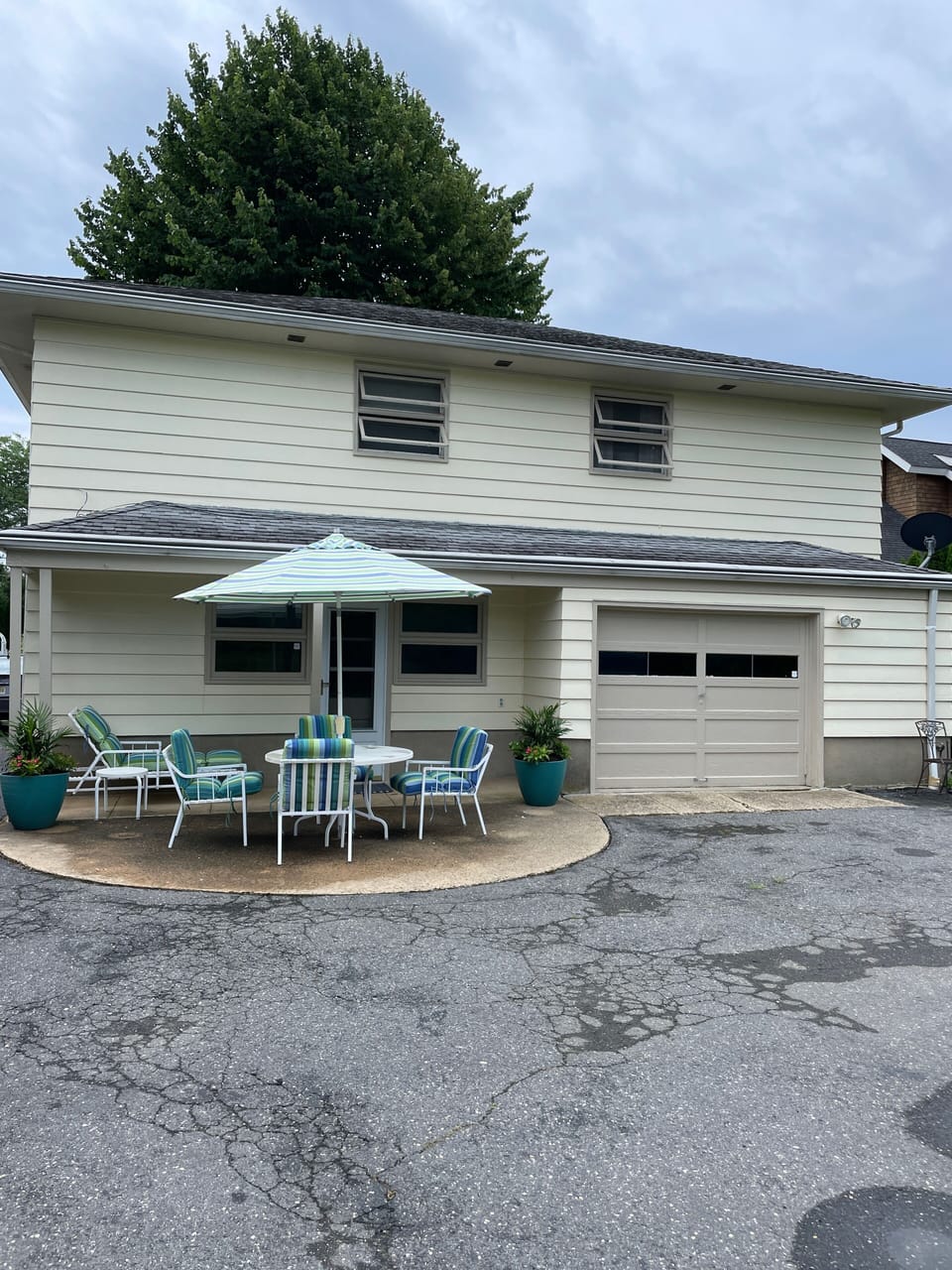 Rear patio