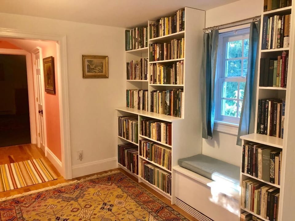 Upstairs hall looking north.