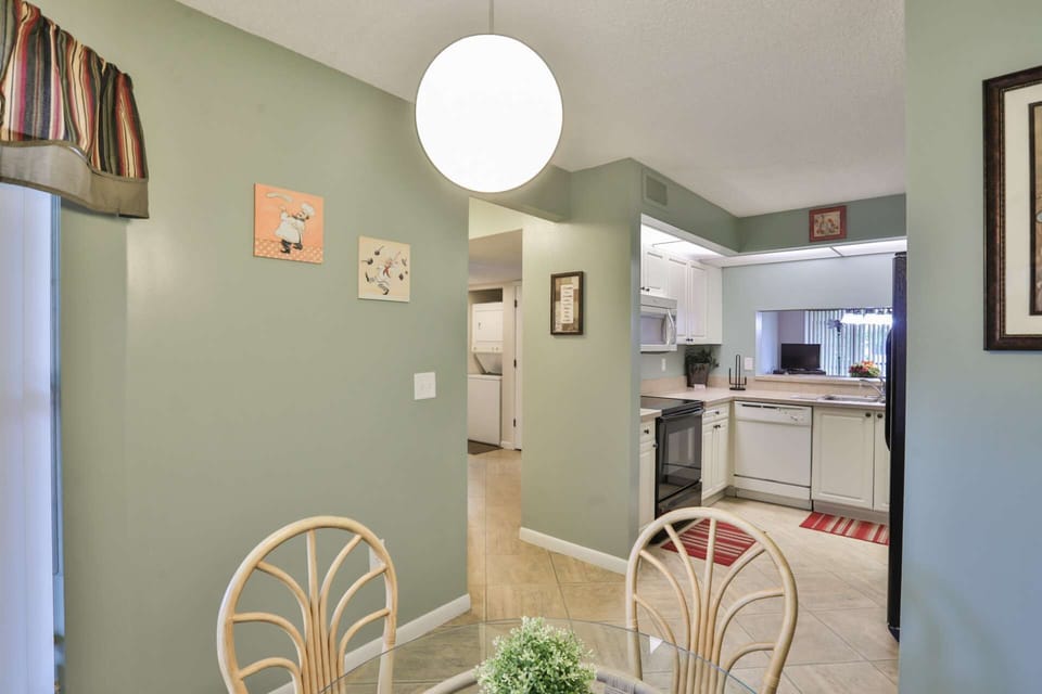 Breakfast nook in kitchen is perfect for your morning coffee and breakfast.