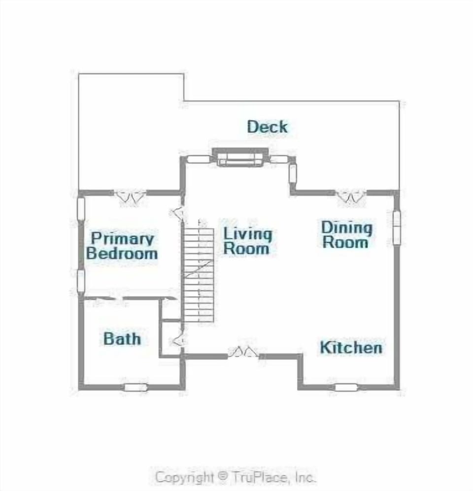 Cabin, 4 Bedrooms | Floor plan