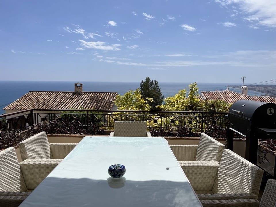 BBQ terrace next to kitchen