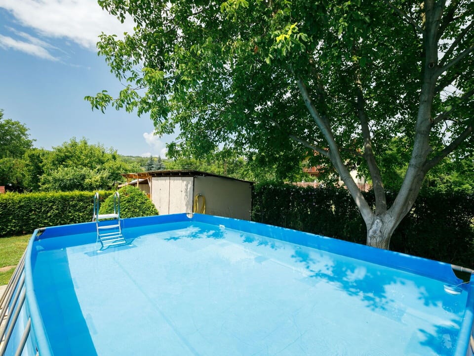 Plant, Swimming Pool, Tree, Azure, Water, Building, Shade, Sky, Cloud, Grass