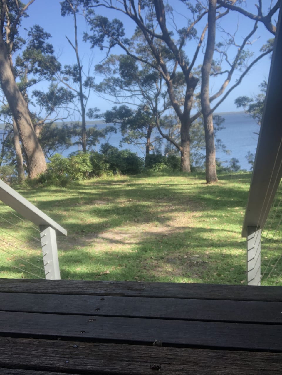 Direct  water access from secure deck via  back yard track 