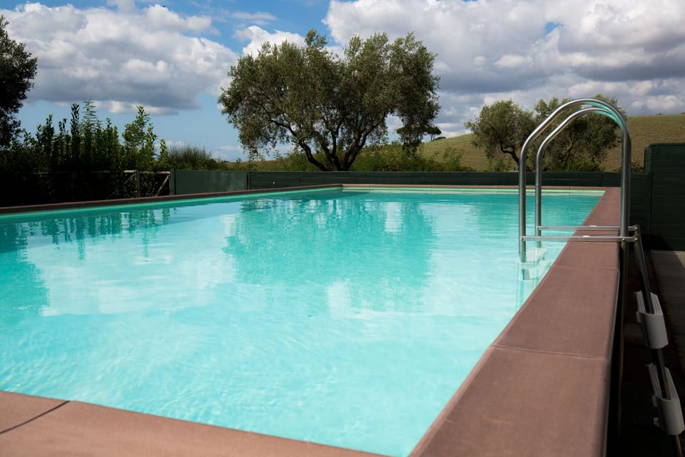 Seasonal outdoor pool, open 8:00 AM to 8:00 PM, sun loungers