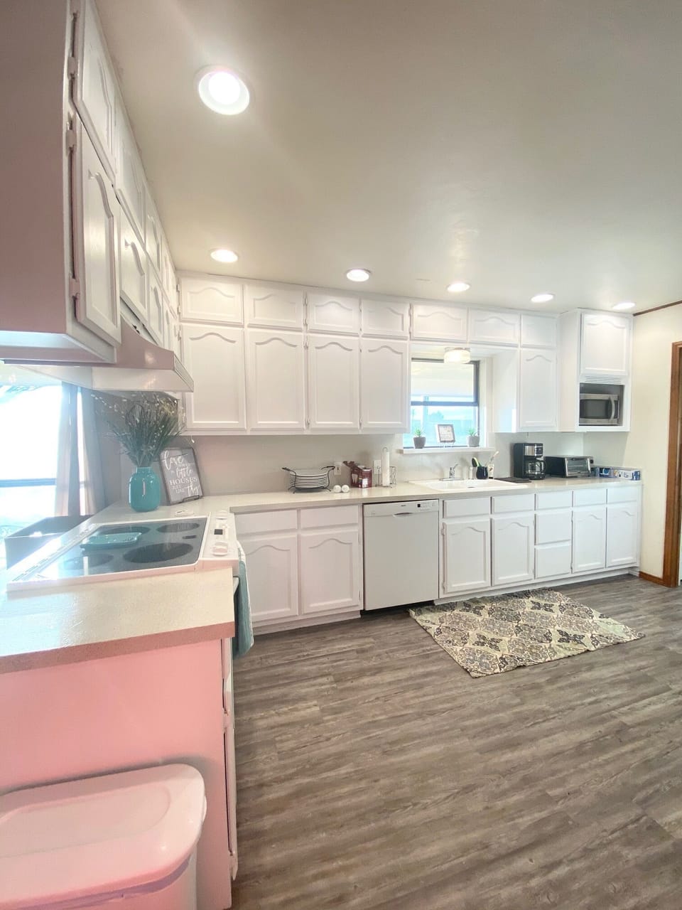 open plan kitchen