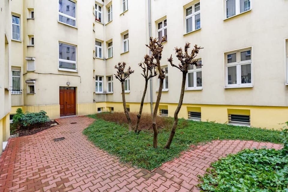 The apartment is located in a charming and atmospheric property building.