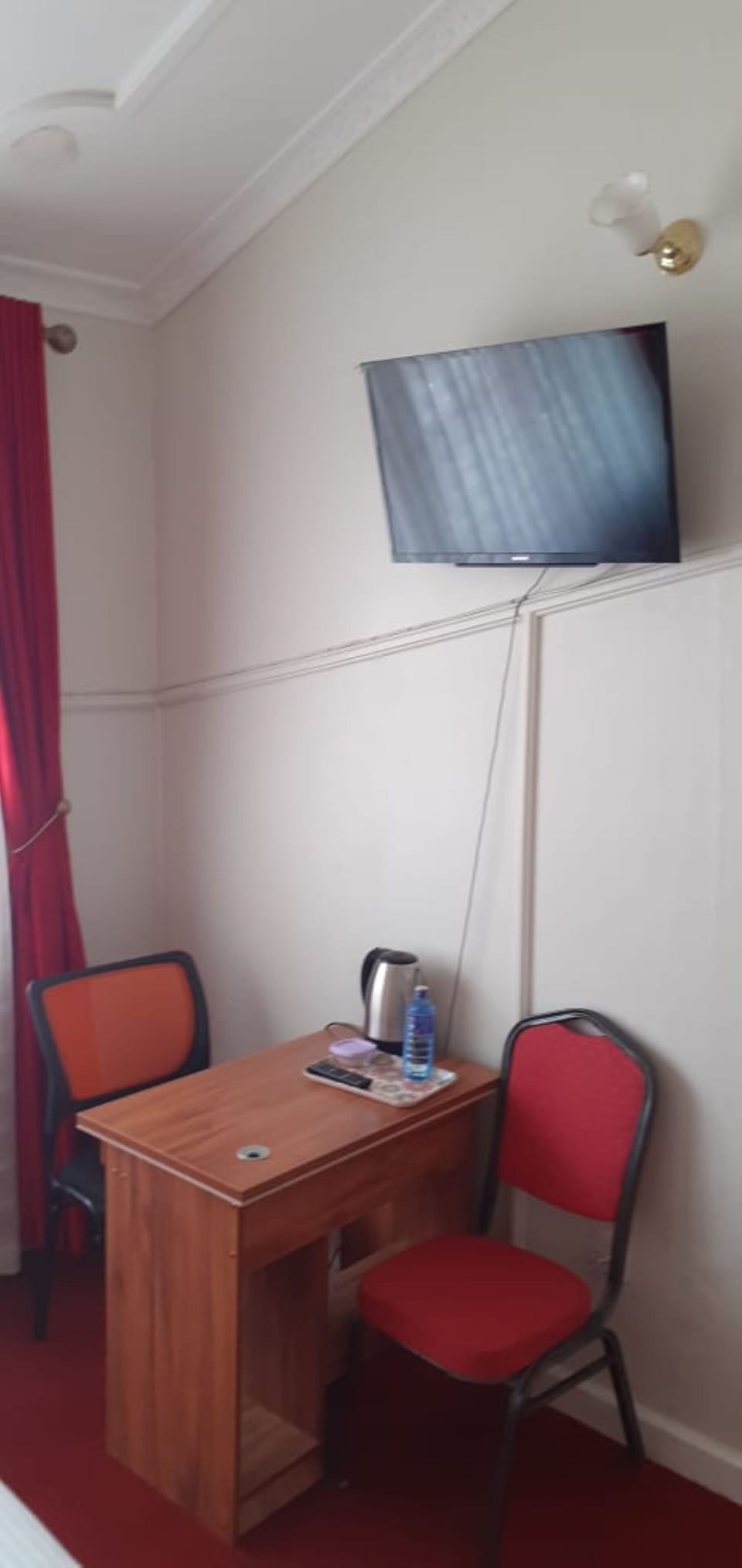 Double Room | Desk, bed sheets