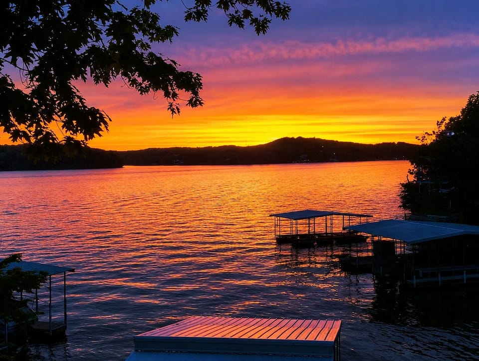 Main Channel View at Sunset