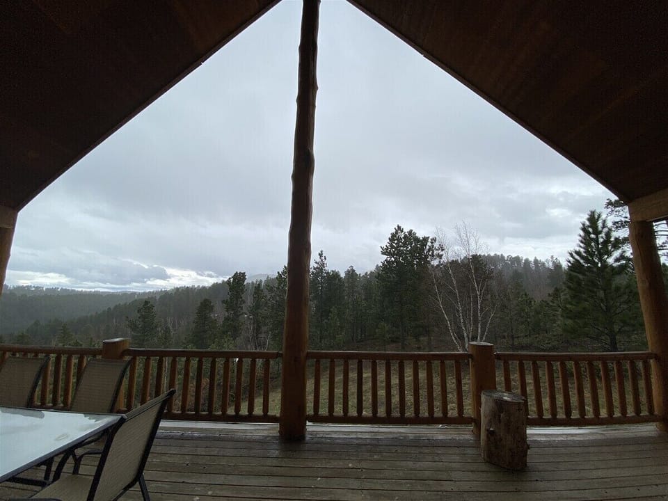 Large covered deck