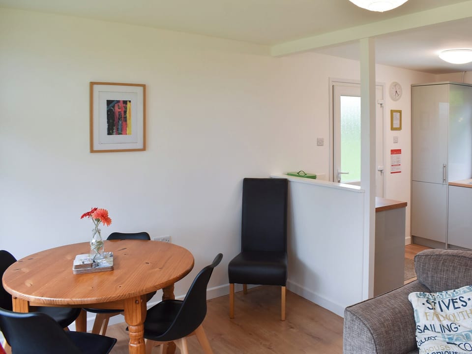 Compact dining area | Chalet 4 - Mount Hawke Holiday Bungalows, Mount Hawke, near Redruth