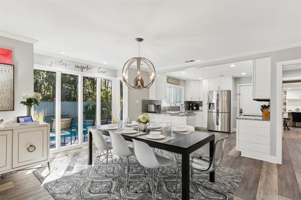 Dining Area with Seating for Eight at 78 South Sea Pines