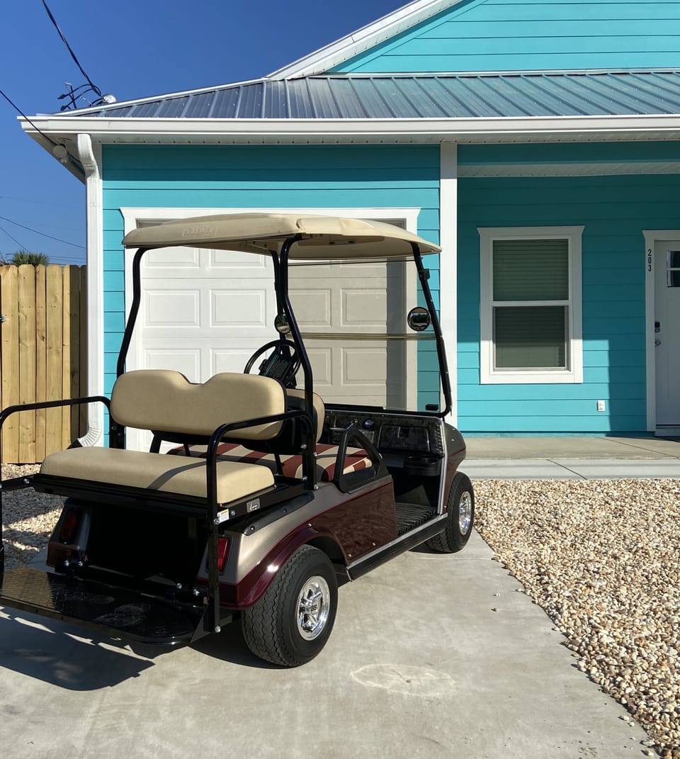 48v electric golf cart w 4 seats 