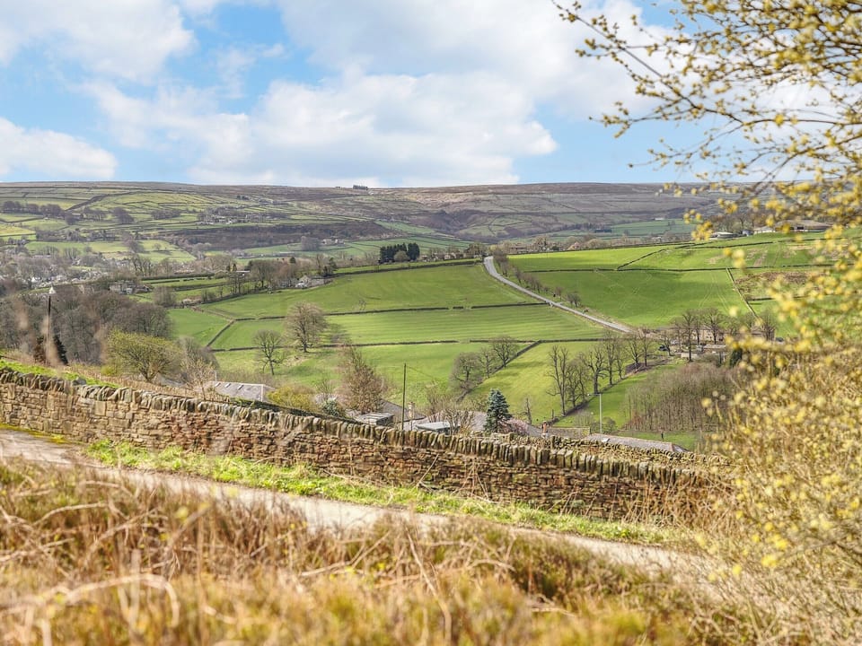 View from above | Strawberry Cottage, Haworth