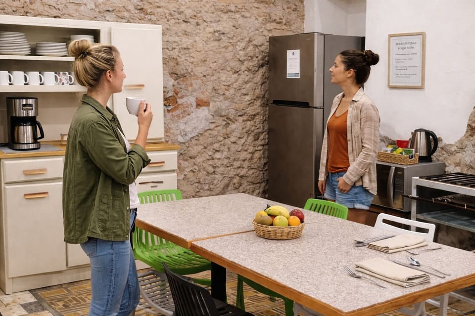 Fridge, microwave