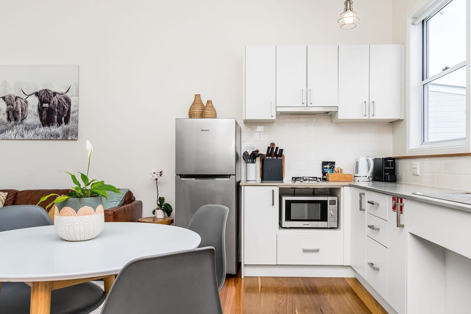 Kitchen and DIning space in cottage Violet